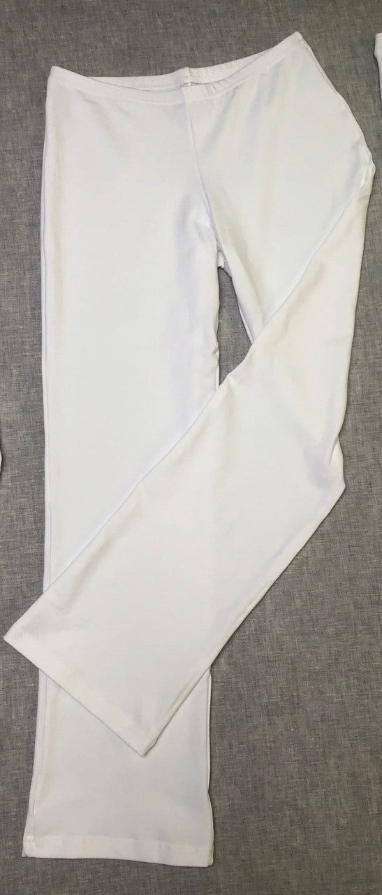 Bootcut Leggings in White