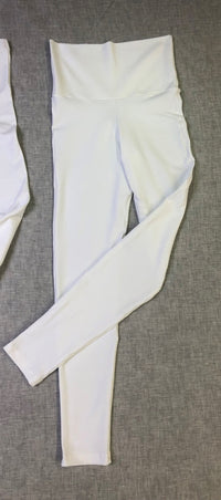 Foldover Leggings in White