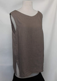Linen Tank in Mushroom (2020)