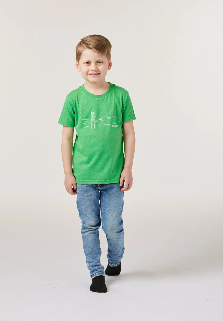 Screen Print Tee - Kids - Berkeley Tower & Bridge