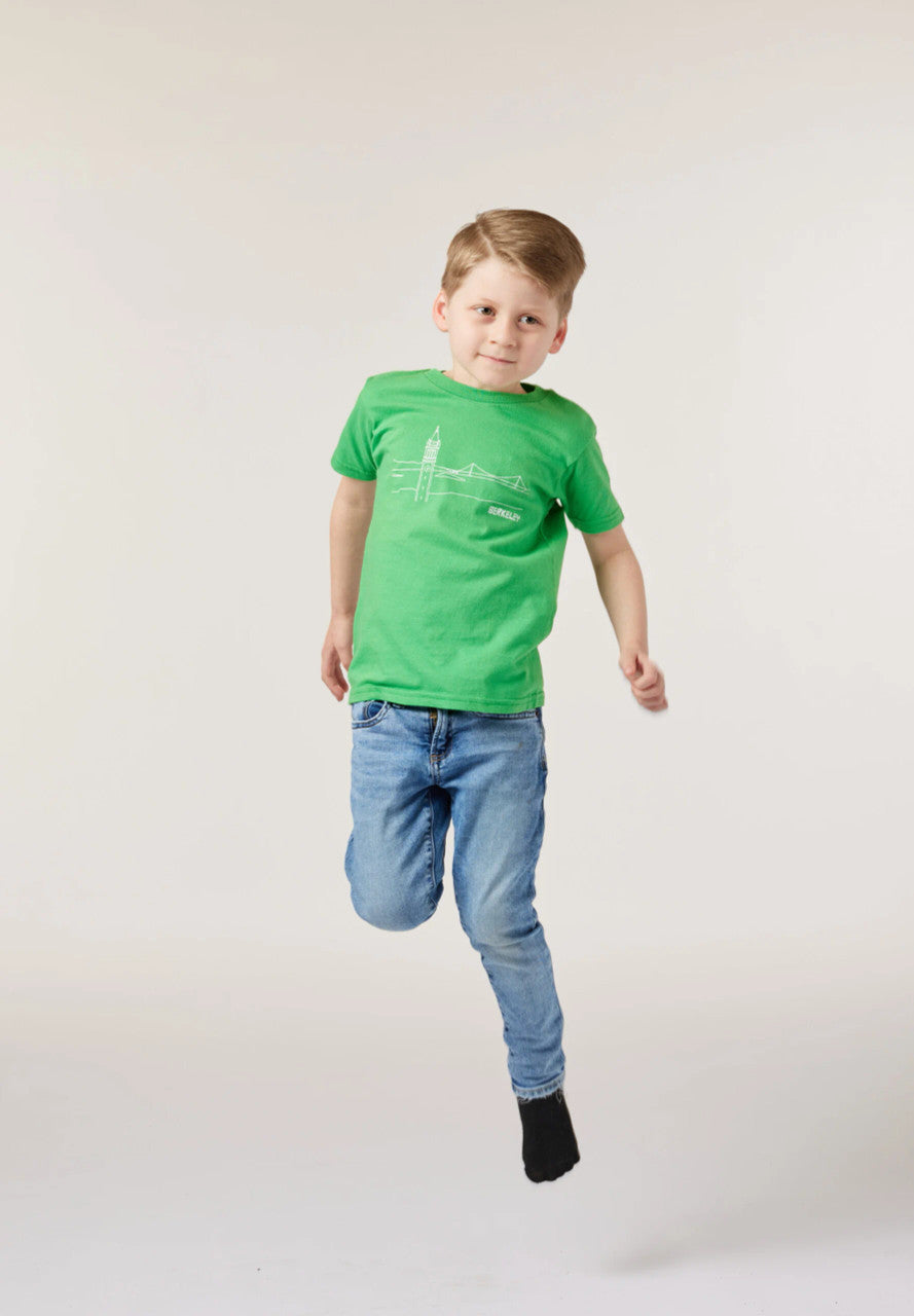 Screen Print Tee - Kids - Berkeley Tower & Bridge