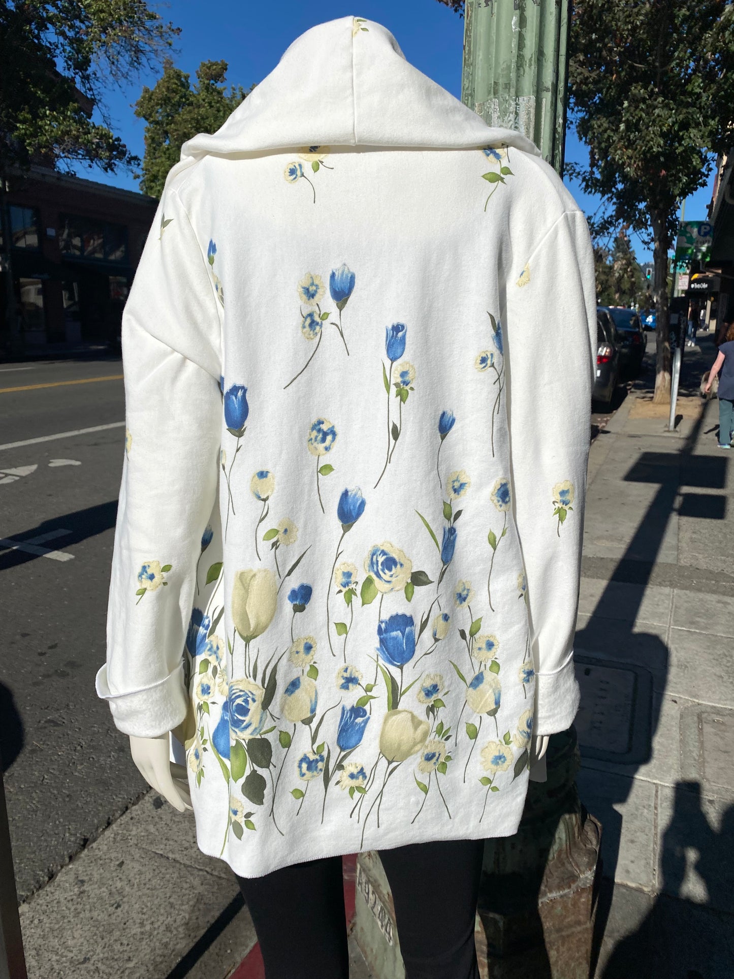 Blue Rose Wrap Jacket