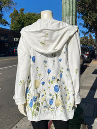 Blue Rose Wrap Jacket